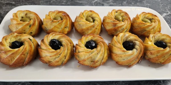 mini cakes salés sous forme de kouglof